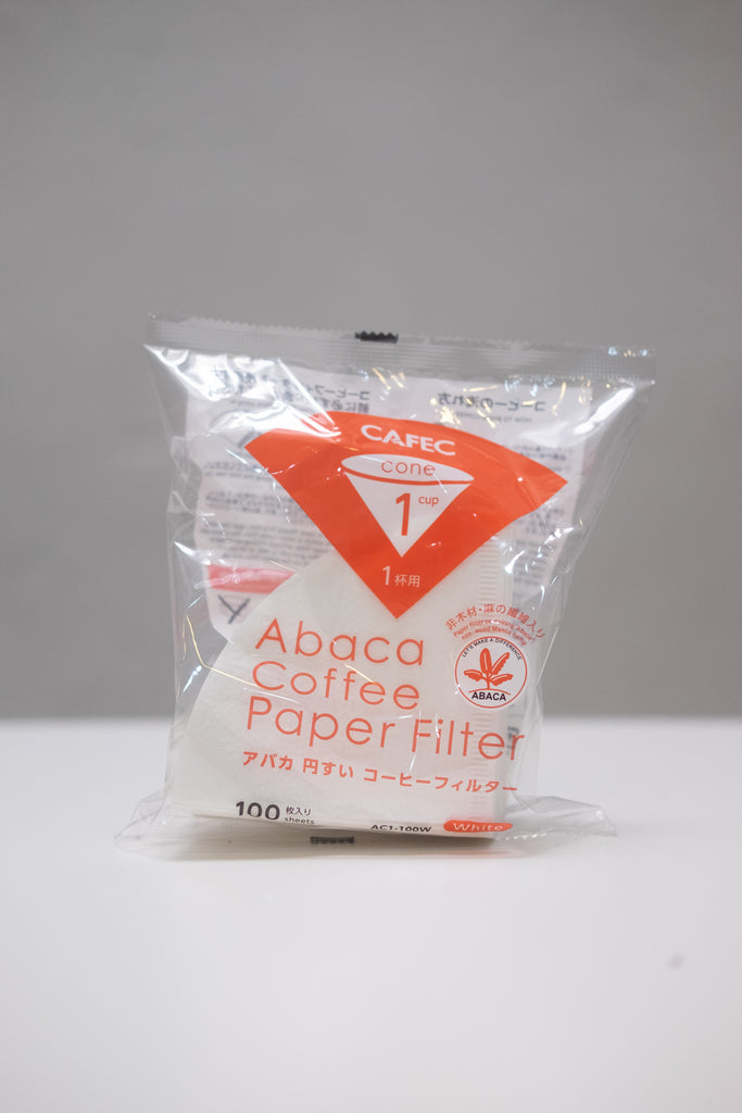CAFEC Abaca Cone Filter Paper